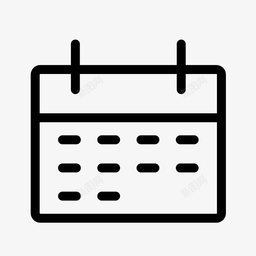 5课程表svg_新图网 https://ixintu.com 课程表