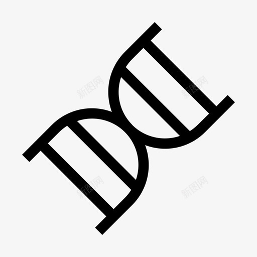 dnadna基因遗传学svg_新图网 https://ixintu.com dna 基因 遗传学 螺旋 哈蒙 一般 图标
