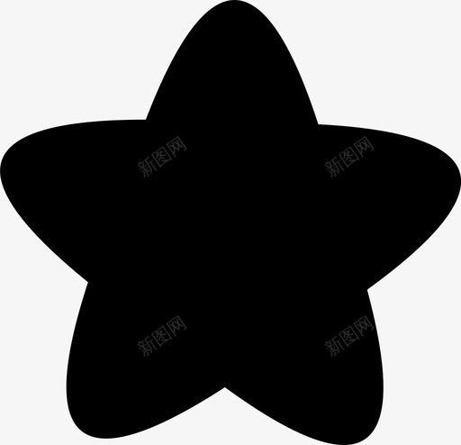 五角星svg_新图网 https://ixintu.com 五角星 填充 扁平 单色