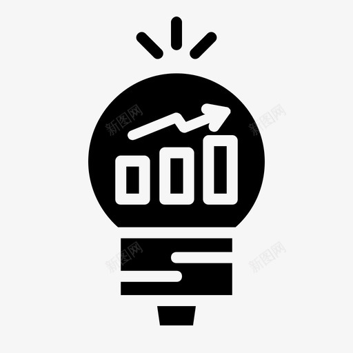 意义灯泡消费者行为标志svg_新图网 https://ixintu.com 意义 灯泡 消费者 行为 标志