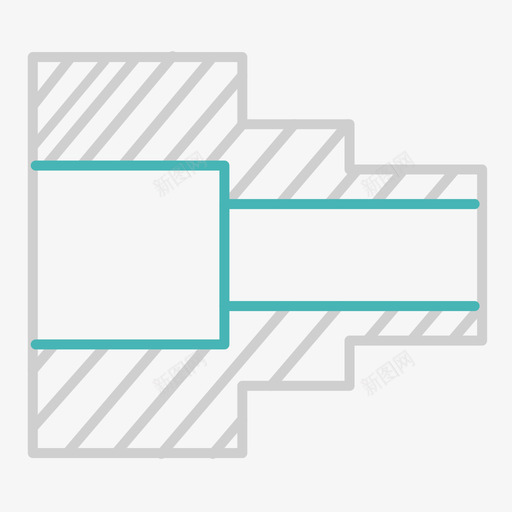 人机交互3D剖面截面svg_新图网 https://ixintu.com 人机交互 3D 剖面 截面
