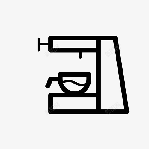 咖啡机浓缩咖啡拿铁svg_新图网 https://ixintu.com 咖啡机 浓缩 咖啡 拿铁 咖啡店 128像素