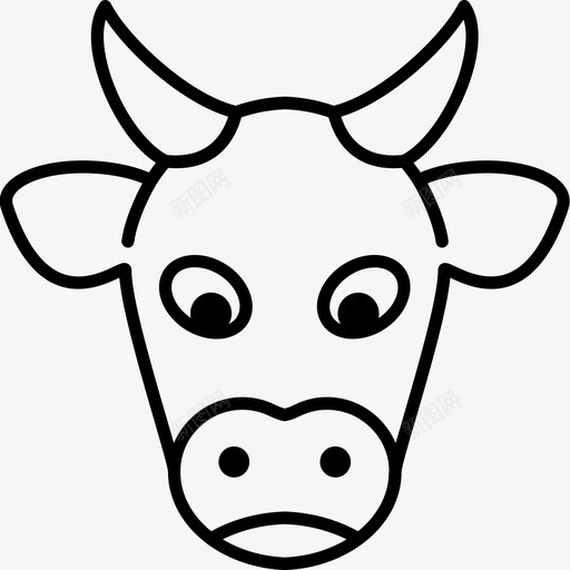 牛动物农场svg_新图网 https://ixintu.com 动物 农场 牛奶 自然