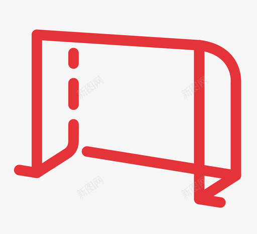 球门svg_新图网 https://ixintu.com 球门 线性 扁平 手绘 方正 圆润 可爱 简约 精美 单色