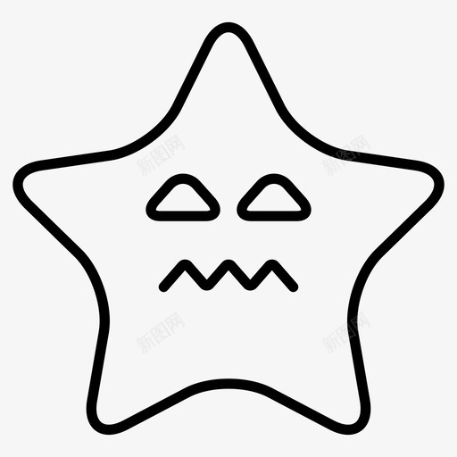 星星表情符号疲惫svg_新图网 https://ixintu.com 表情 星星 符号 疲惫 枯萎