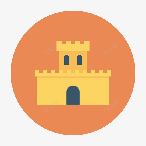 Castle互联网安全71圆形svg_新图网 https://ixintu.com Castle 互联网 安全 圆形