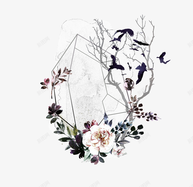 梦幻水彩婚礼请柬卡片装饰图案52梦幻水彩婚礼请柬卡png免抠素材_新图网 https://ixintu.com 梦幻 水彩 婚礼 请柬 卡片 装饰 图案