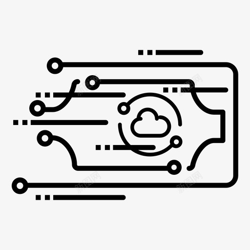 现金交易云数字货币svg_新图网 https://ixintu.com 现金 交易 数字 货币 转账 金融
