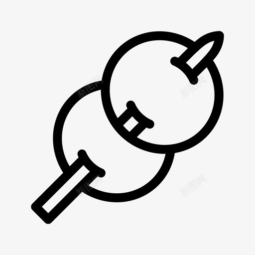 烤土豆片svg_新图网 https://ixintu.com 土豆 烧烤 线性 扁平 单色 简约