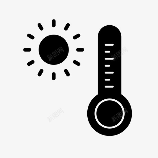 加热温度炎热天气svg_新图网 https://ixintu.com 加热 温度 炎热 天气 字形 图标