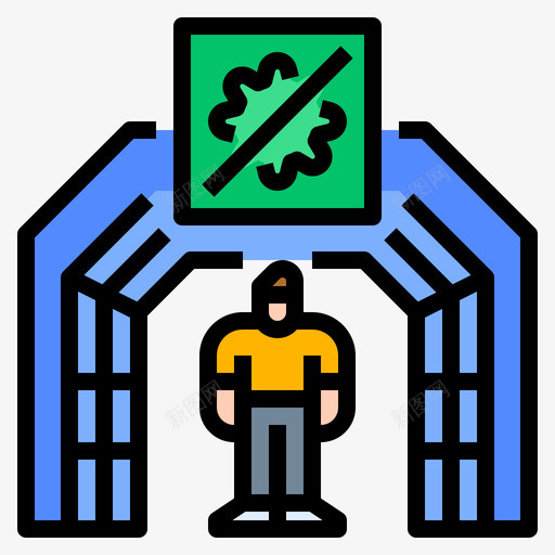 门新法线线性颜色svg_新图网 https://ixintu.com 新法线 法线 线性 颜色