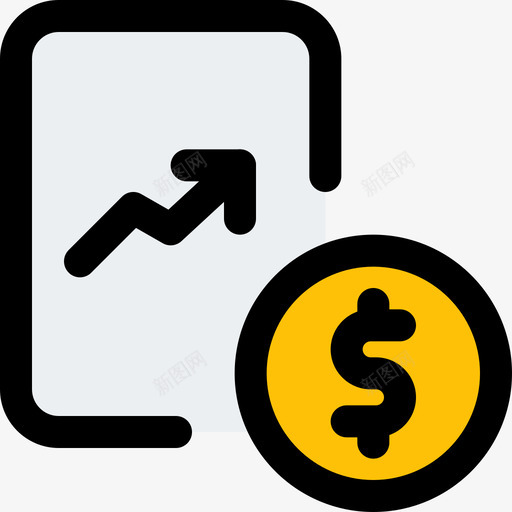 折线图业务和业绩2线颜色svg_新图网 https://ixintu.com 折线 线图 业务 业绩 颜色