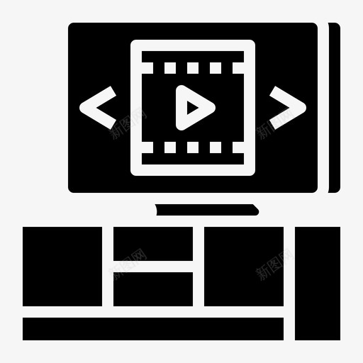 电视柜橱柜家具svg_新图网 https://ixintu.com 电视柜 家具 橱柜