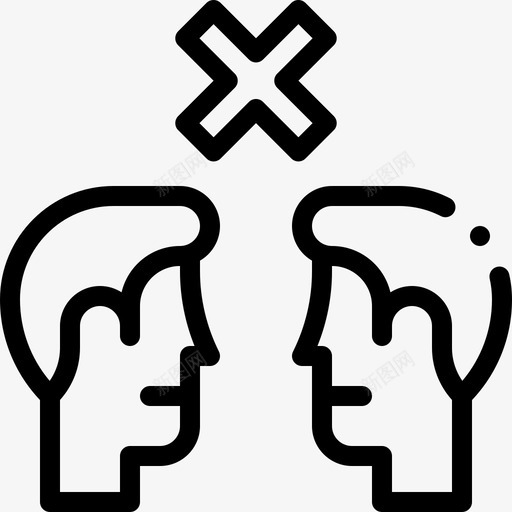 危险社会距离20线性svg_新图网 https://ixintu.com 危险 社会 距离 线性