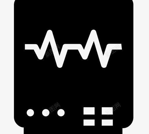 检测仪svg_新图网 https://ixintu.com 检测仪 诊所 服务 睡眠 健康 医疗 扁平 填充 简约 单色 精美