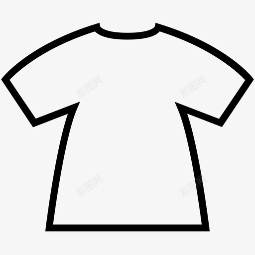 中袖svg_新图网 https://ixintu.com 中袖 线性 单色
