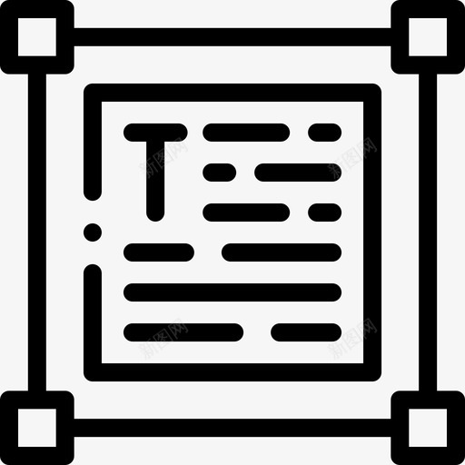 文本响应式设计66线性svg_新图网 https://ixintu.com 文本 响应 设计 线性