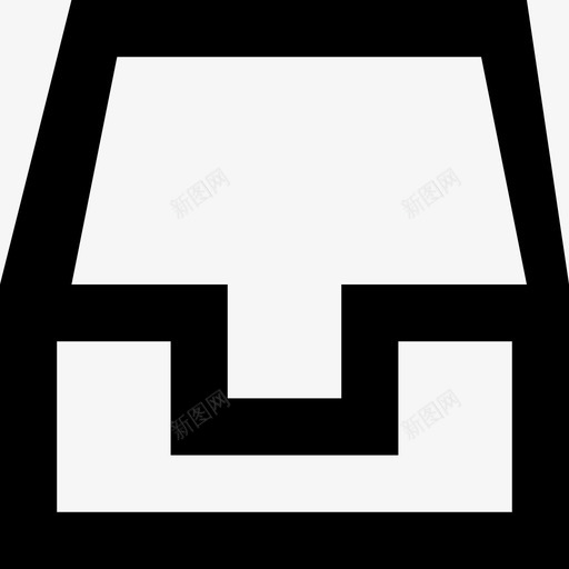 收件箱空电子邮件托盘svg_新图网 https://ixintu.com 收件箱 电子邮件 托盘 常规 图标