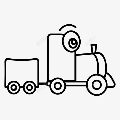 铁路交通工具玩具轨道svg_新图网 https://ixintu.com 玩具 轨道 铁路 交通工具