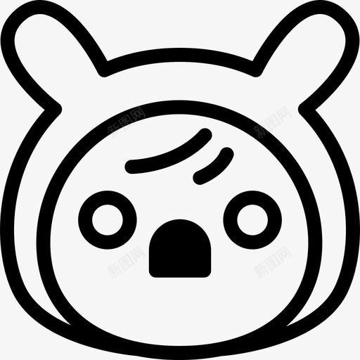 震惊宝贝孩子svg_新图网 https://ixintu.com 孩子 表情 符号 震惊 宝贝 情感 宝宝 3个