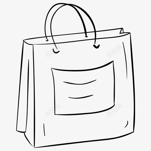 购物袋手袋黄麻袋svg_新图网 https://ixintu.com 购物袋 圣诞 图标 矢量图 矢量 假期 快乐 聚会 手袋 手提袋 采购