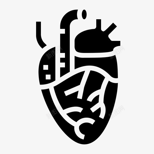 心脏人体医学svg_新图网 https://ixintu.com 人体 器官 心脏 医学 实心 图标