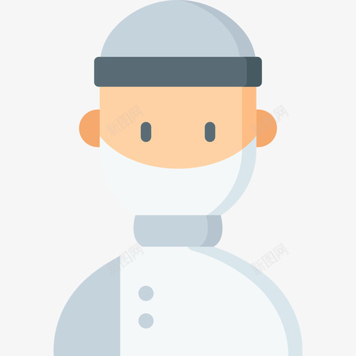 厨师头像带医用面具6svg_新图网 https://ixintu.com 厨师 头像 医用 面具 扁平