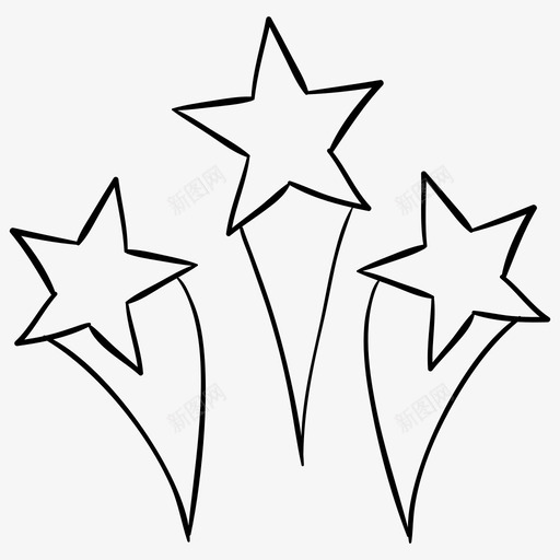 流星抽象星庆典svg_新图网 https://ixintu.com 流星 抽象 庆典 派对 圣诞 快乐 假期 矢量 矢量图 图标