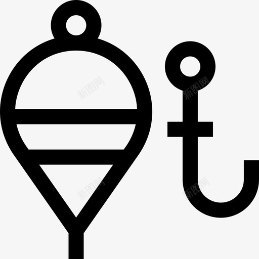 钓鱼露营194直线型svg_新图网 https://ixintu.com 钓鱼 露营 直线 线型