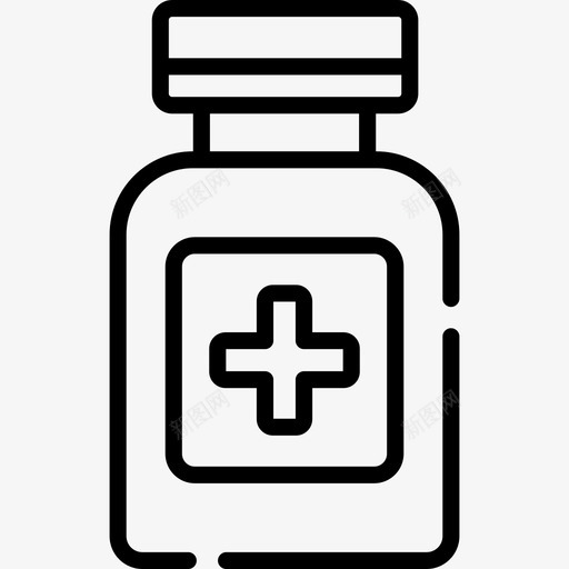 药片109医院线性svg_新图网 https://ixintu.com 药片 医院 线性