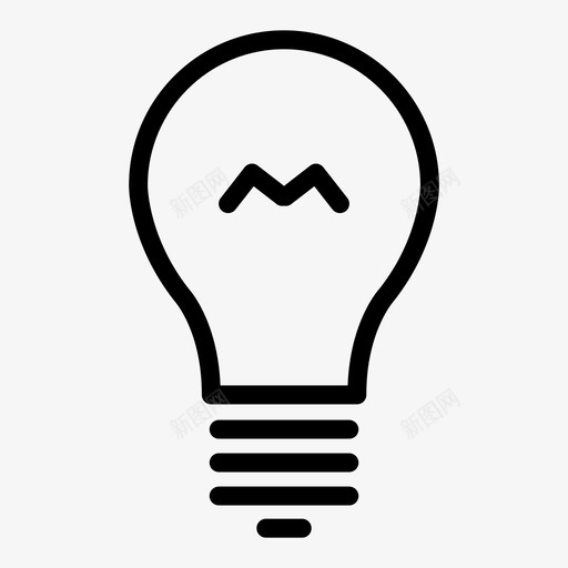 灯具电灯创意灯svg_新图网 https://ixintu.com 灯具 电灯 创意 led 灯泡