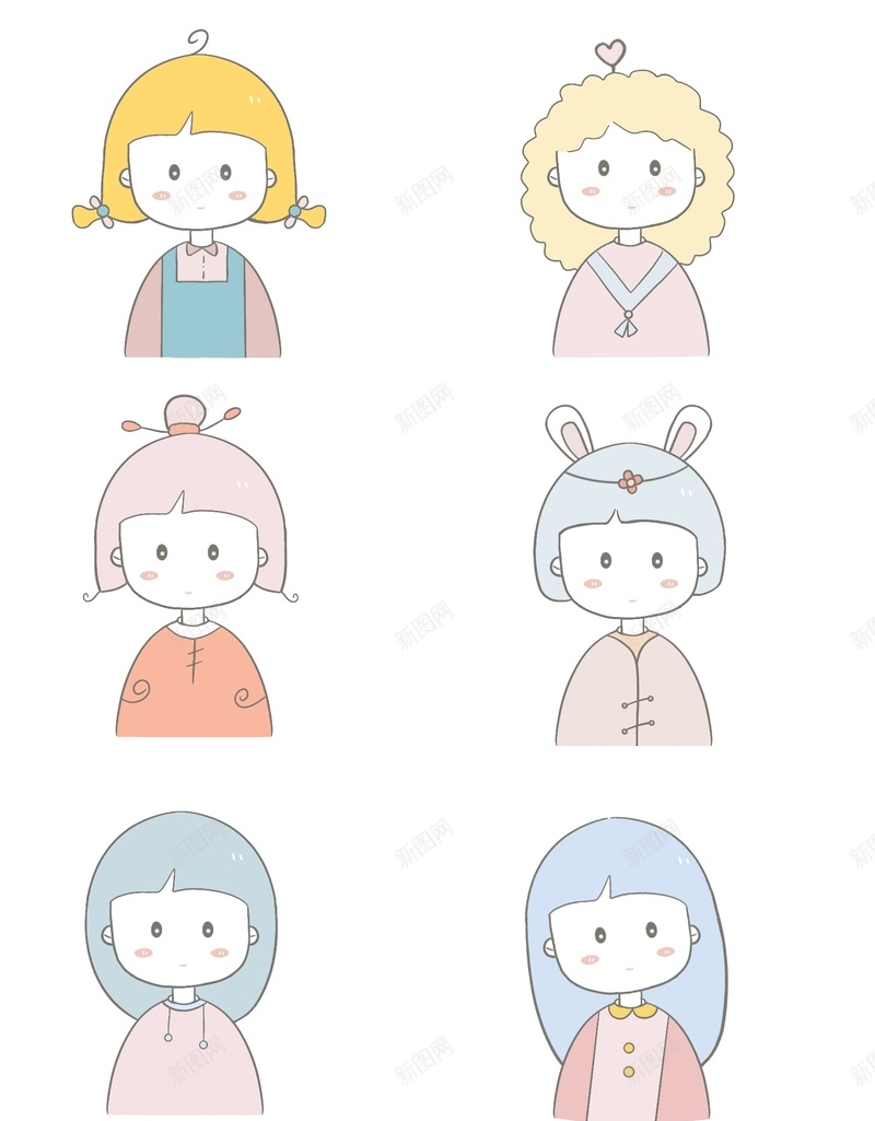 临摹人物简约jpg设计背景_新图网 https://ixintu.com 临摹 人物 简约 可爱 卡通
