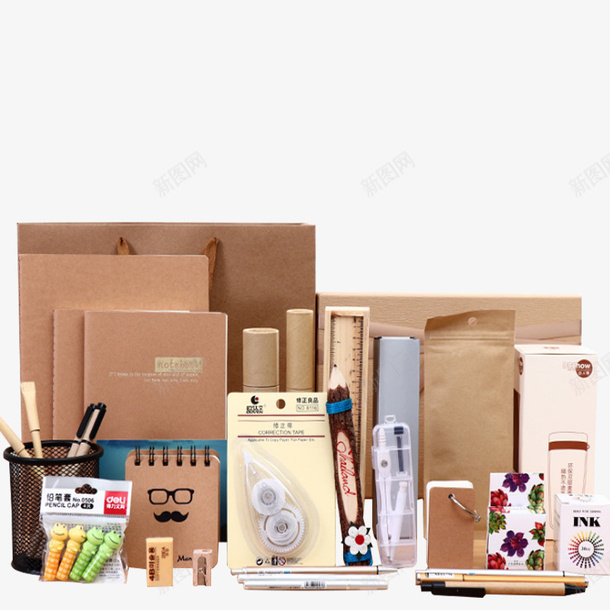 文具大礼包开学礼品png免抠素材_新图网 https://ixintu.com 一堆文具 实惠礼包 文具 文具礼包 文具礼物