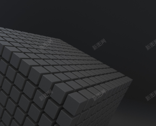 立方体黑暗背景png免抠素材_新图网 https://ixintu.com 立方体 魔方 黑 暗调 商务 活动