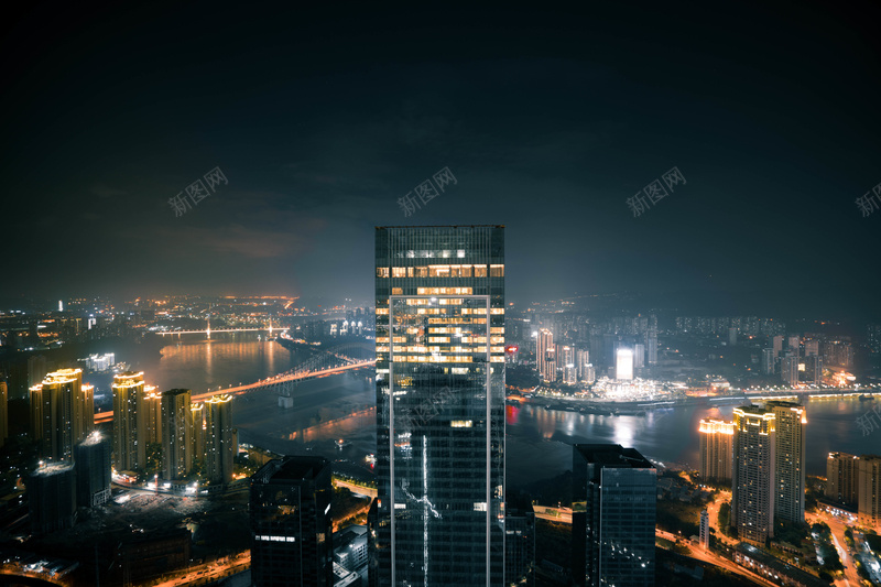 现代城市夜景jpg设计背景_新图网 https://ixintu.com 成都 夜景 都市 现代