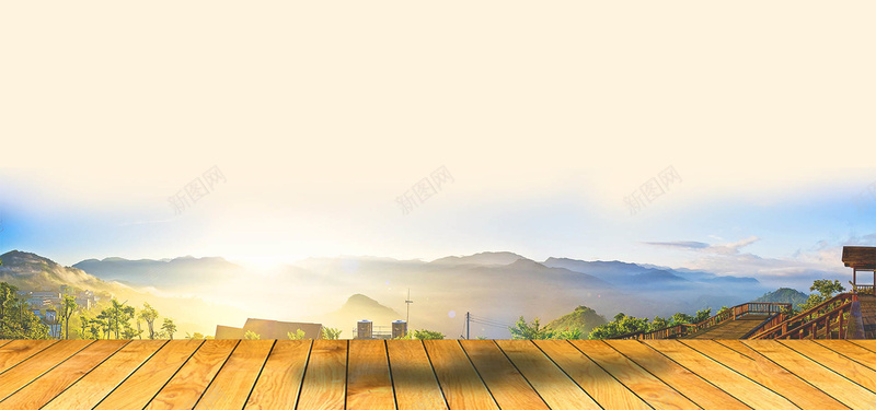 壮阔山脉风景bannerpsd设计背景_新图网 https://ixintu.com 背景 风景banner 设计素材 海报banner 中国风 壮阔山脉