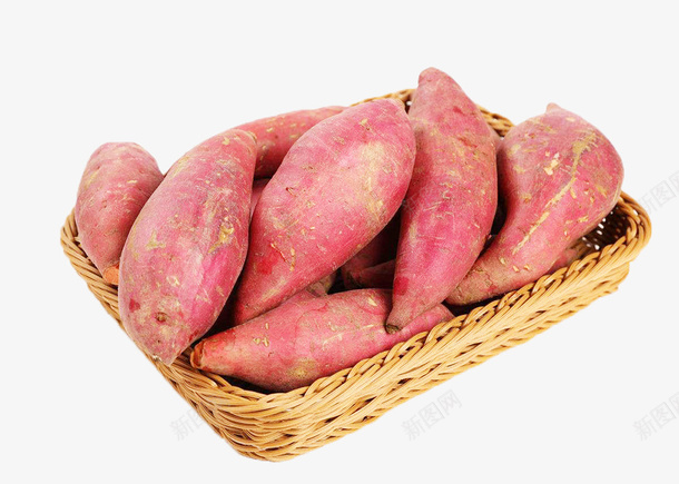 一筐红心山芋红薯png免抠素材_新图网 https://ixintu.com 生鲜 蔬菜 山芋 红薯 红心山芋