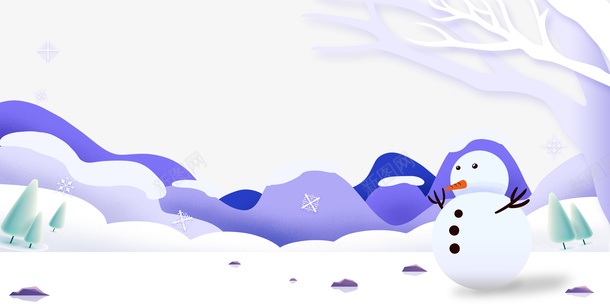 手绘装饰堆雪人元素图psd免抠素材_新图网 https://ixintu.com 冬天 装饰元素 堆雪人 树枝装饰 剪纸元素