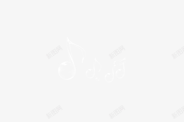 飘浮泡泡音乐符psd免抠素材_新图网 https://ixintu.com 音符 PNG 飘浮 泡泡