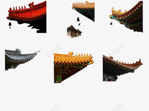 中国风古建筑屋角免扣元素png免抠素材_新图网 https://ixintu.com 中国风 古建筑 屋角 免扣 元素