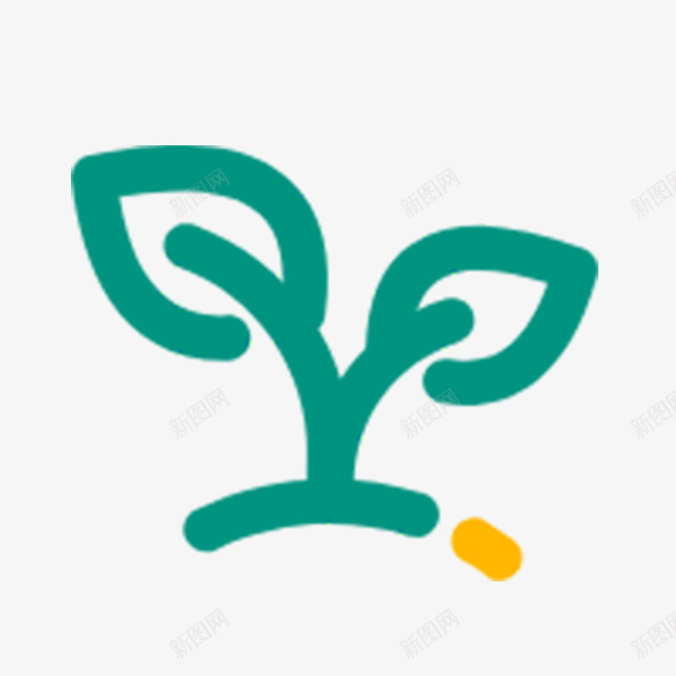 环保健康小图标png免抠素材_新图网 https://ixintu.com 环保 健康 绿色 树叶