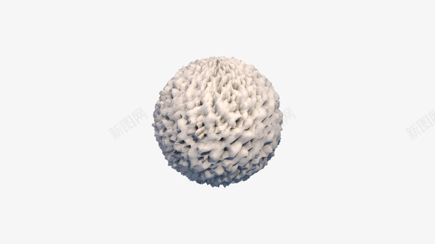 c4d白色精美融球png免抠素材_新图网 https://ixintu.com 球 c4d 白色 精美