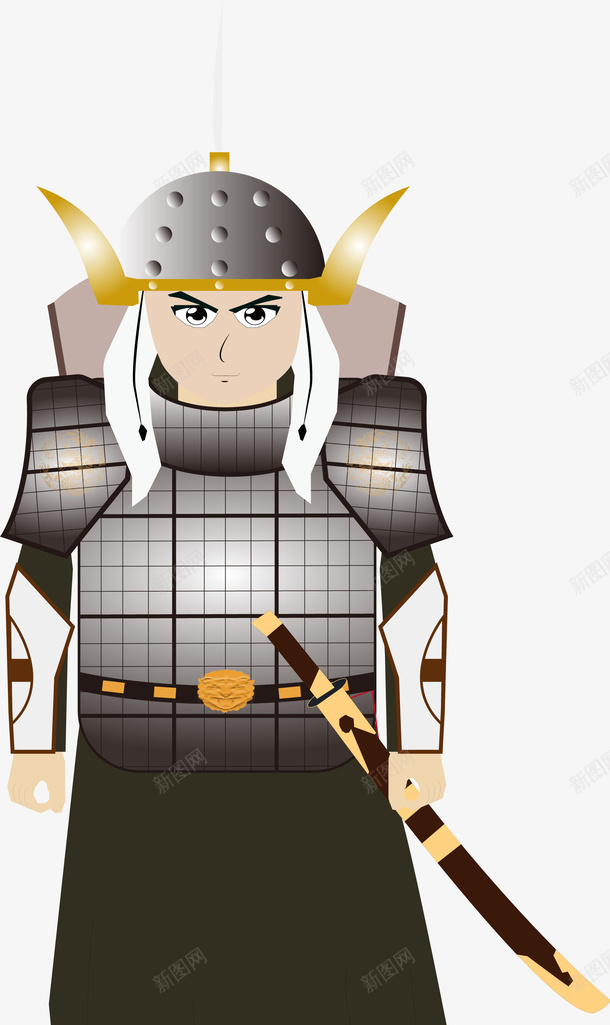 大金帝国将军副将ai免抠素材_新图网 https://ixintu.com 历史 人物 卡通 金国