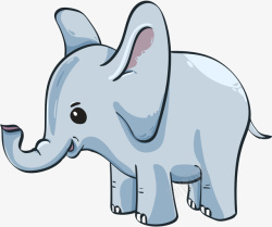 大象小象可爱的象动物素材