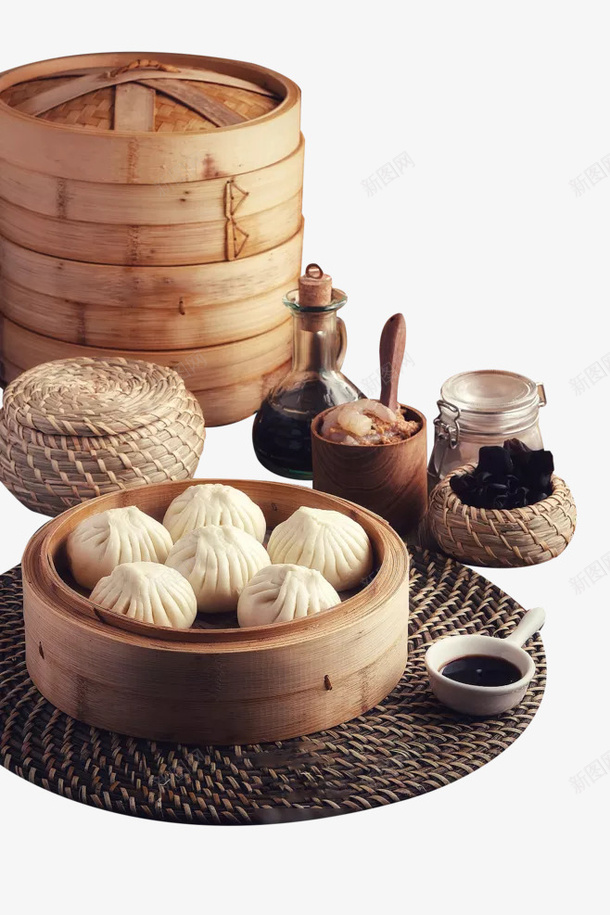 小笼汤包蒸笼设计素材png免抠素材_新图网 https://ixintu.com 包子 包子设计 叉烧包 小笼包设计 白包子 菜包子 酱肉包 韭菜包子