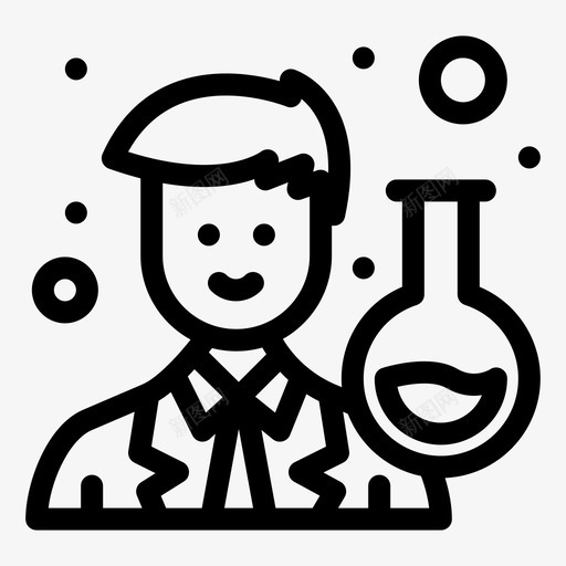 科学家化身男人svg_新图网 https://ixintu.com 化身 科学家 男人 男性 男性化 大胆 路线