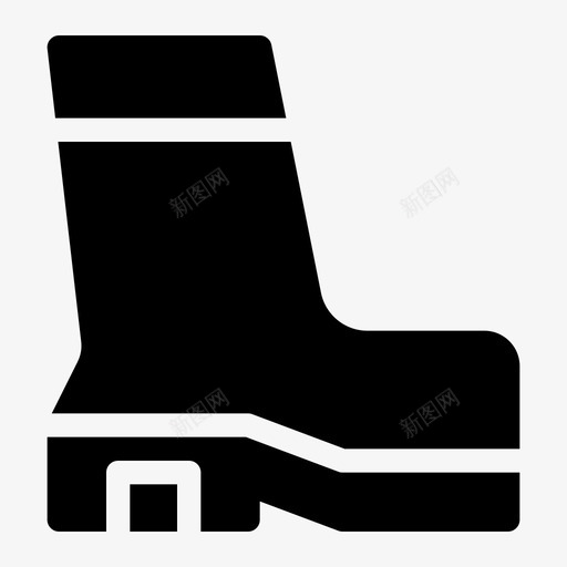 雨靴靴子鞋svg_新图网 https://ixintu.com 雨靴 靴子 弹簧