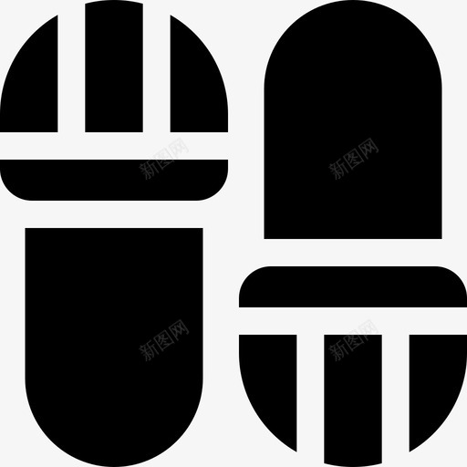 拖鞋爷爷3号填充svg_新图网 https://ixintu.com 拖鞋 爷爷 3号 填充