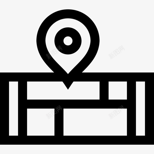 Gps导航和地图34线性svg_新图网 https://ixintu.com Gps 导航 地图 线性