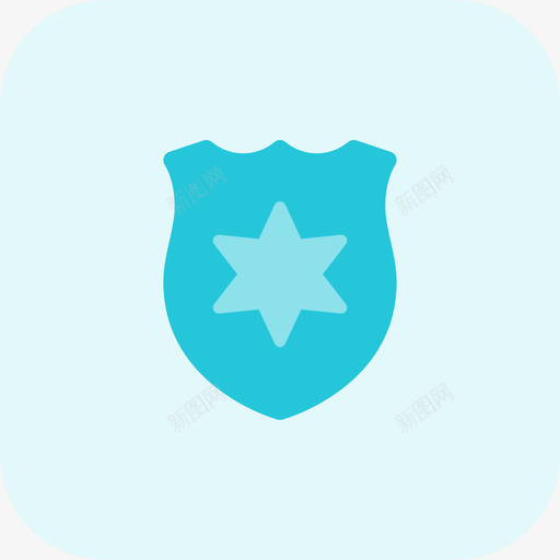 警察徽章20tritonesvg_新图网 https://ixintu.com 警察 徽章 tritone